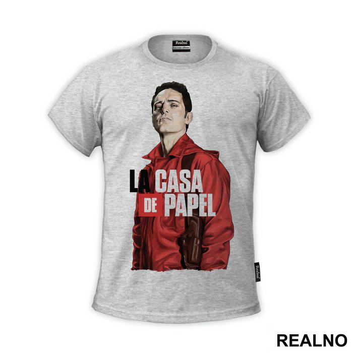Berlin Portrait Art - La Casa de Papel - Money Heist - Majica