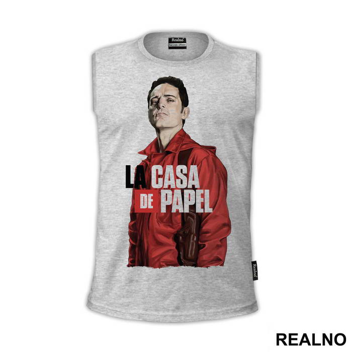 Berlin Portrait Art - La Casa de Papel - Money Heist - Majica