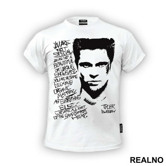 Tyler Durden - Quotes - You Are Not Special - Fight Club