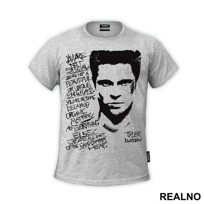 Tyler Durden - Quotes - You Are Not Special - Fight Club