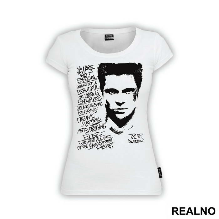 Tyler Durden - Quotes - You Are Not Special - Fight Club