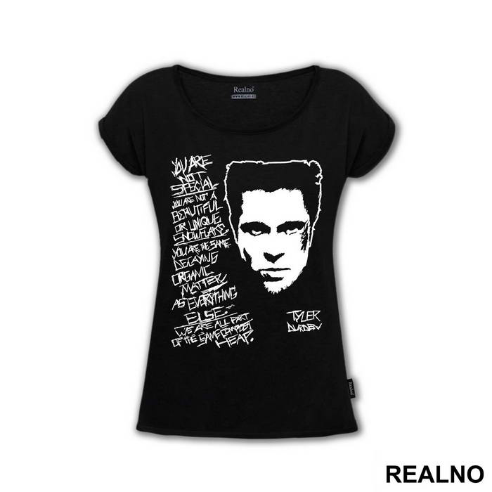 Tyler Durden - Quotes - You Are Not Special - Fight Club