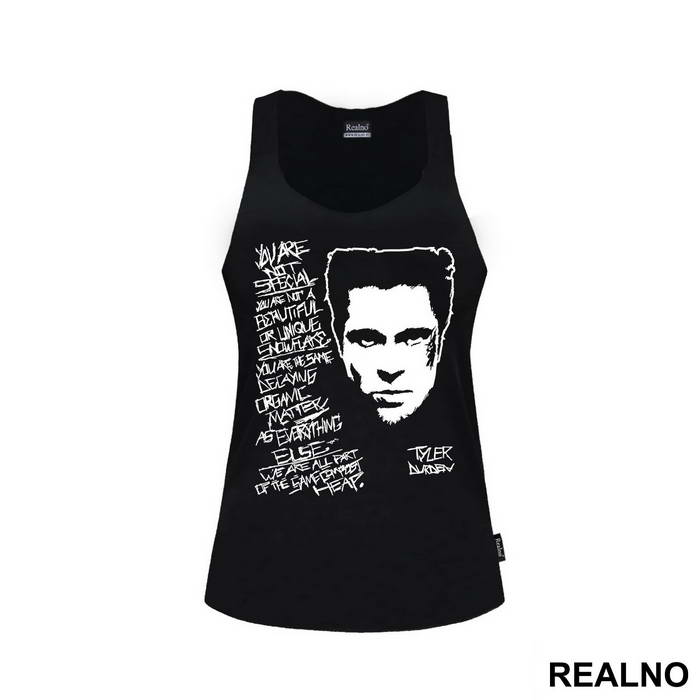 Tyler Durden - Quotes - You Are Not Special - Fight Club