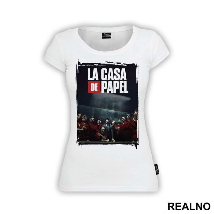 Group Poster - La Casa de Papel - Money Heist - Majica