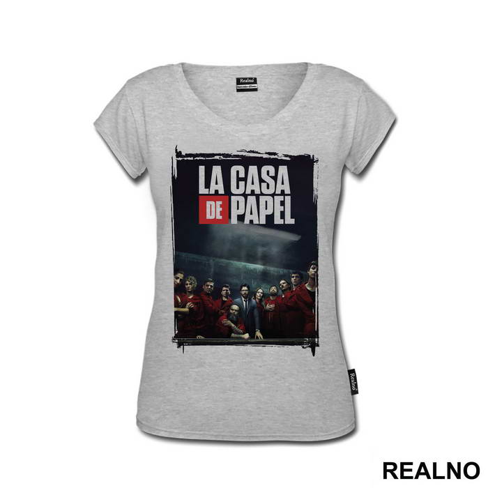 Group Poster - La Casa de Papel - Money Heist - Majica