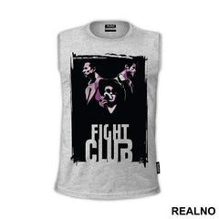 Jack, Tyler And Marla - Black Background - Fight Club