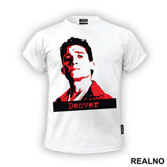 Denver Red And Black - La Casa de Papel - Money Heist - Majica