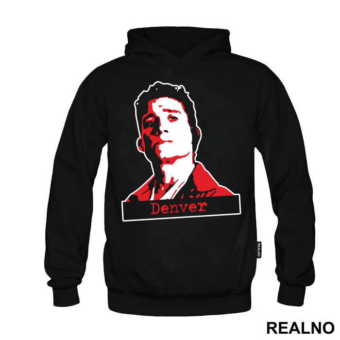 Denver Red And Black - La Casa de Papel - Money Heist - Majica