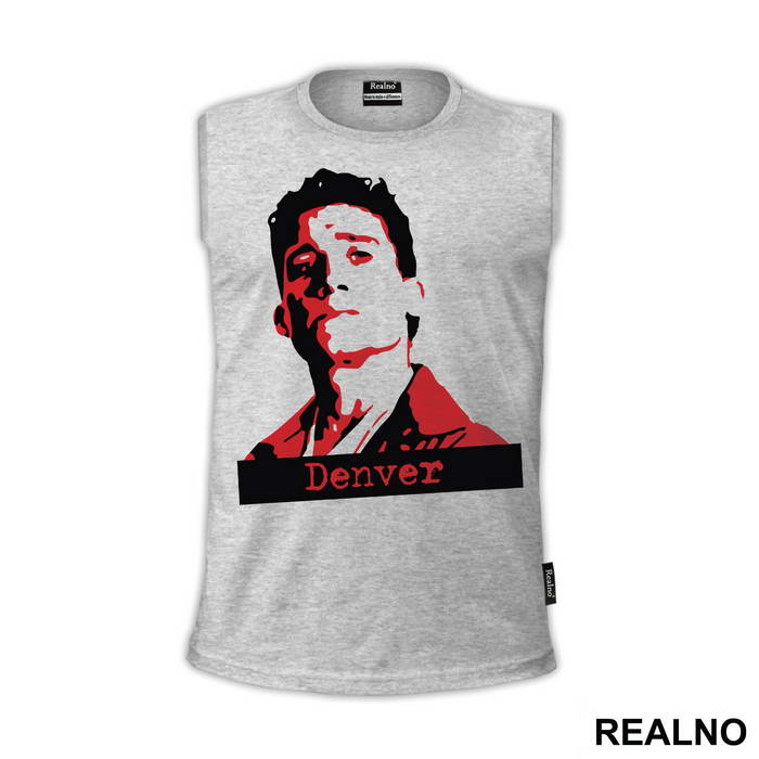 Denver Red And Black - La Casa de Papel - Money Heist - Majica