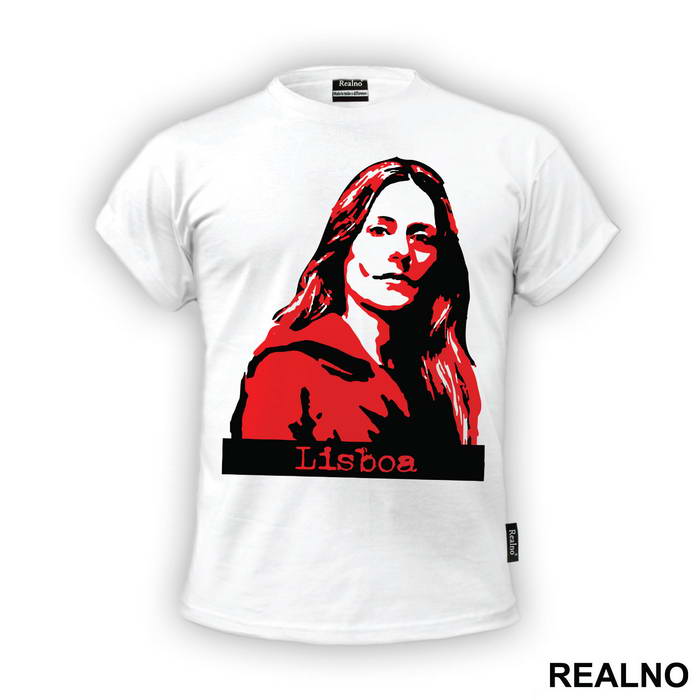 Lisabon - Lisboa - Red And Black - La Casa de Papel - Money Heist - Majica