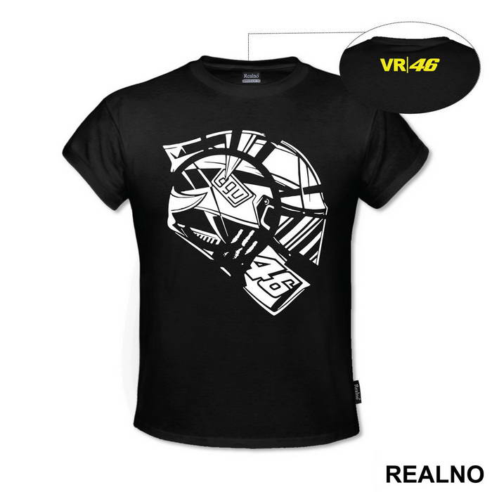 White Helmet - Rossi - VR - 46 - MotoGP - Sport