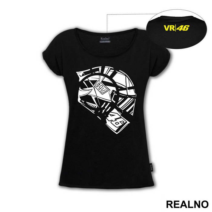 White Helmet - Rossi - VR - 46 - MotoGP - Sport