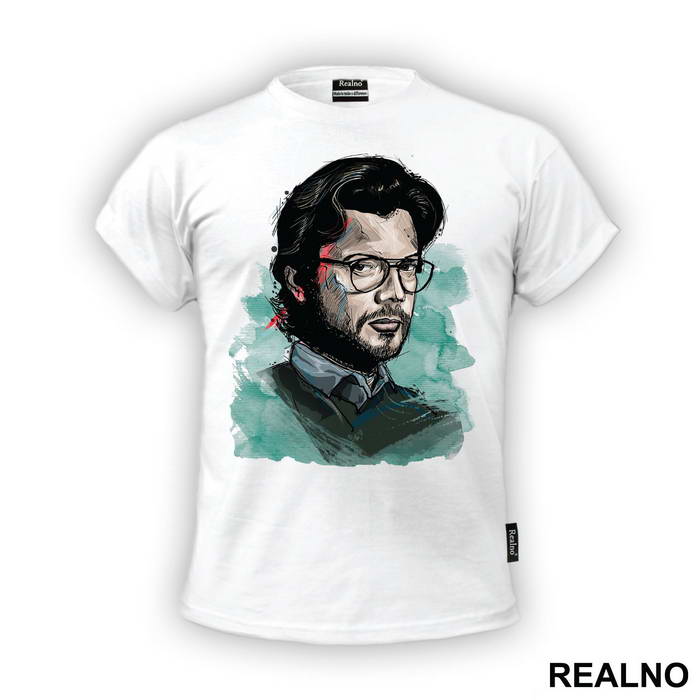 El Profesor - The Professor Paint Splash - La Casa de Papel - Money Heist - Majica