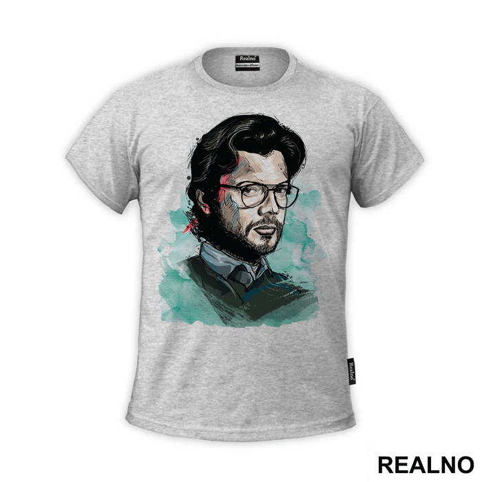 El Profesor - The Professor Paint Splash - La Casa de Papel - Money Heist - Majica