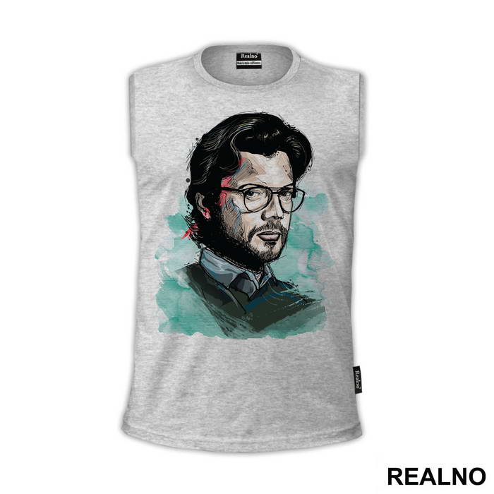 El Profesor - The Professor Paint Splash - La Casa de Papel - Money Heist - Majica