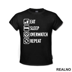 Eat, Sleep, Overwatch, Repeat - Symbols