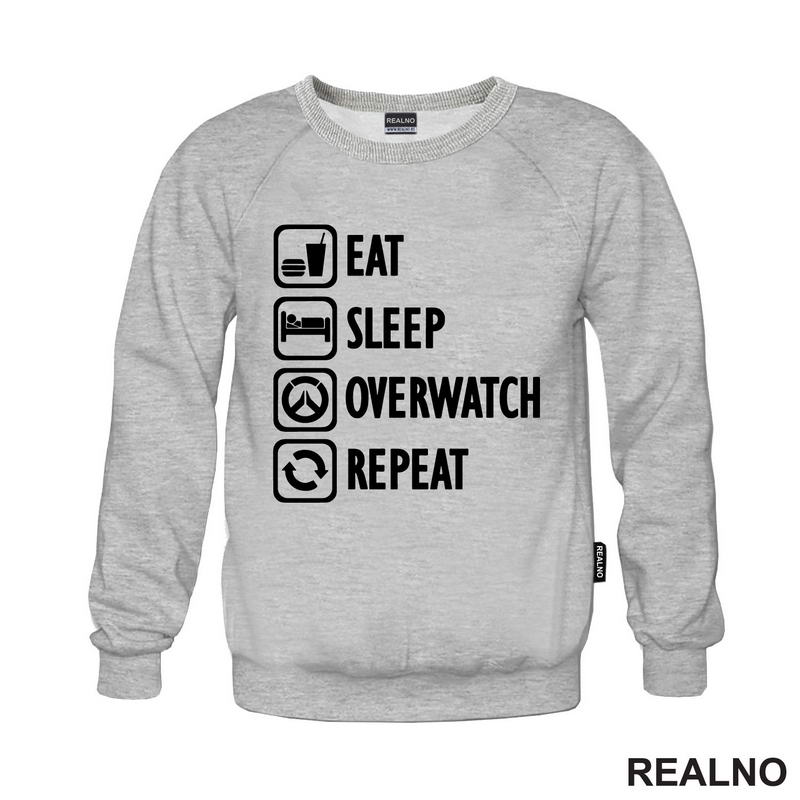 Eat, Sleep, Overwatch, Repeat - Symbols