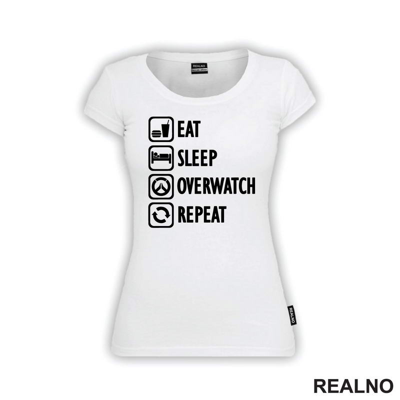 Eat, Sleep, Overwatch, Repeat - Symbols
