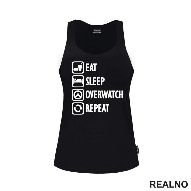 Eat, Sleep, Overwatch, Repeat - Symbols