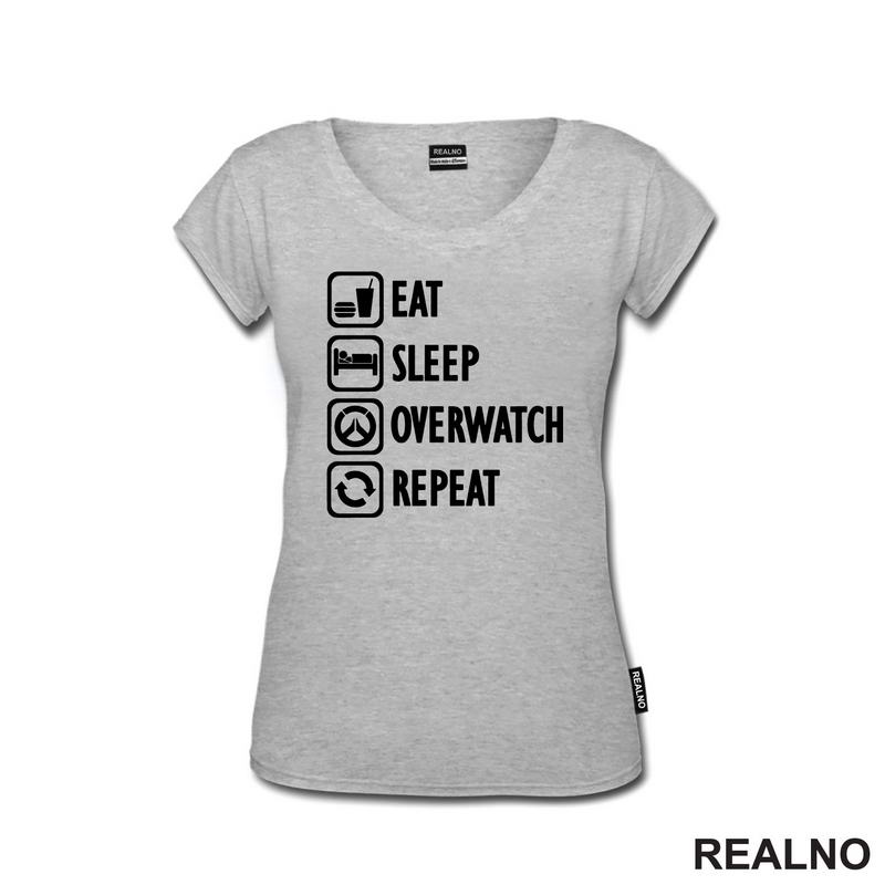 Eat, Sleep, Overwatch, Repeat - Symbols