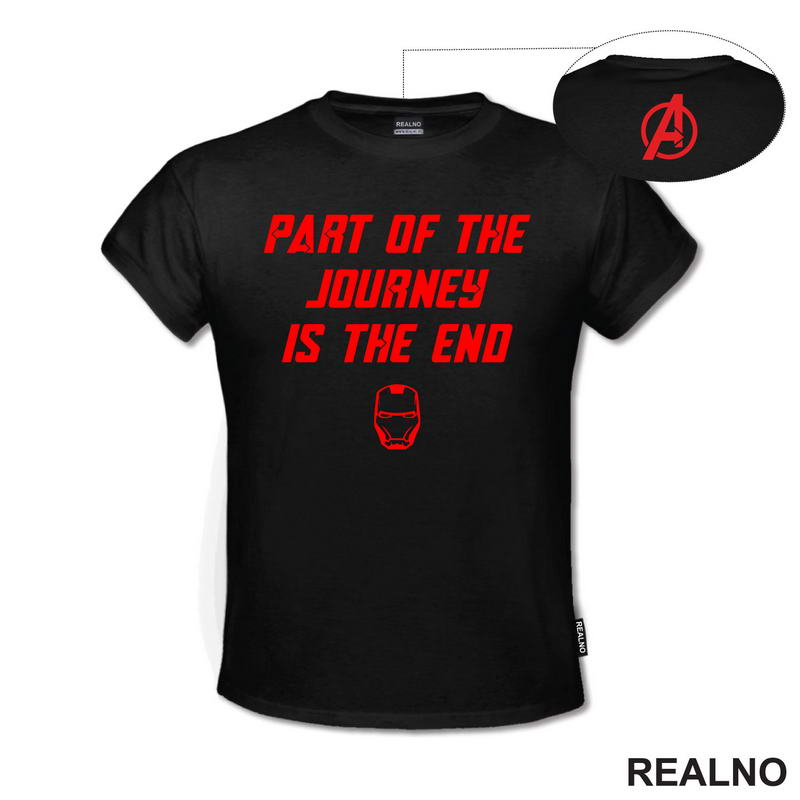 Part Of The Journey Is The End - Red - Iron Man - Avengers