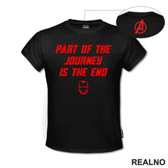 Part Of The Journey Is The End - Red - Iron Man - Avengers