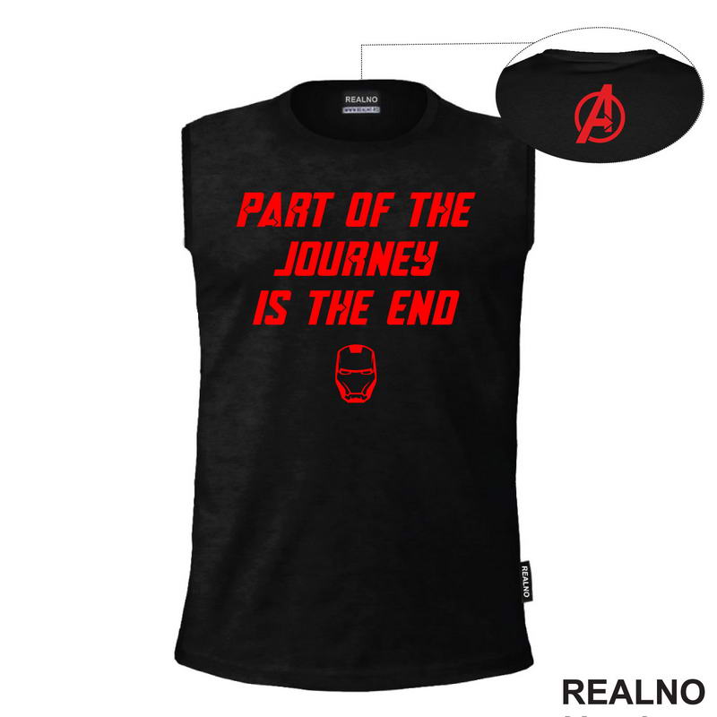 Part Of The Journey Is The End - Red - Iron Man - Avengers