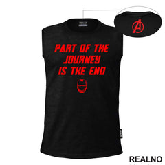 Part Of The Journey Is The End - Red - Iron Man - Avengers