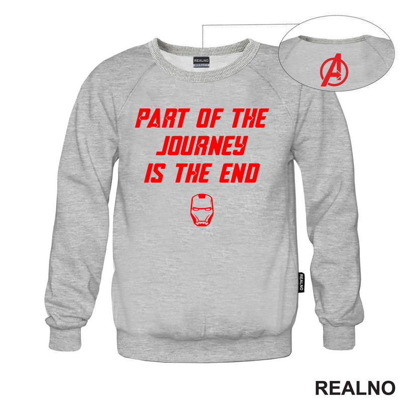 Part Of The Journey Is The End - Red - Iron Man - Avengers