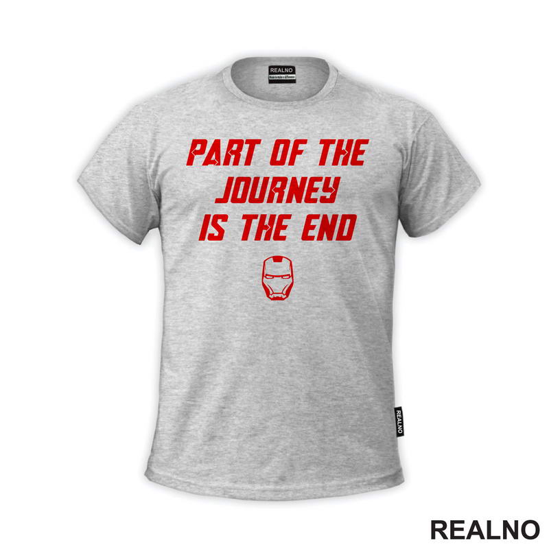 Part Of The Journey Is The End - Red - Iron Man - Avengers