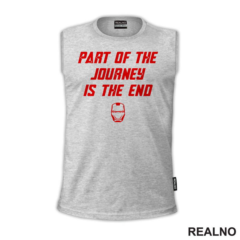 Part Of The Journey Is The End - Red - Iron Man - Avengers