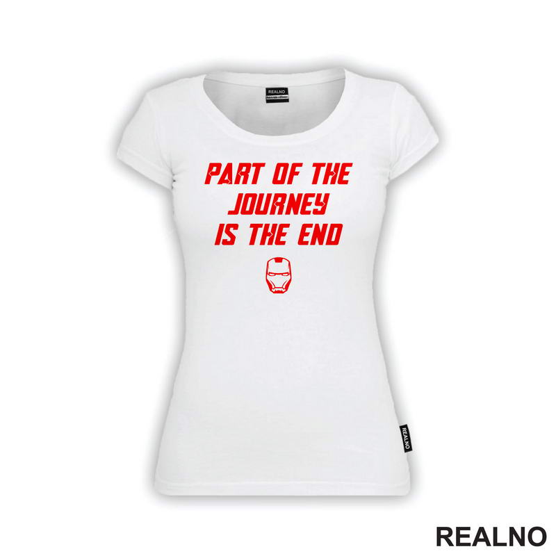 Part Of The Journey Is The End - Red - Iron Man - Avengers