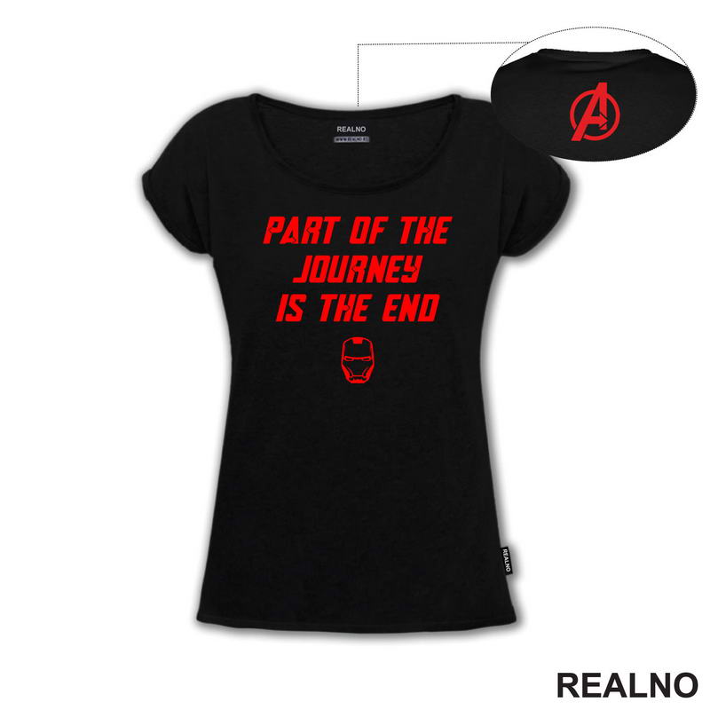 Part Of The Journey Is The End - Red - Iron Man - Avengers