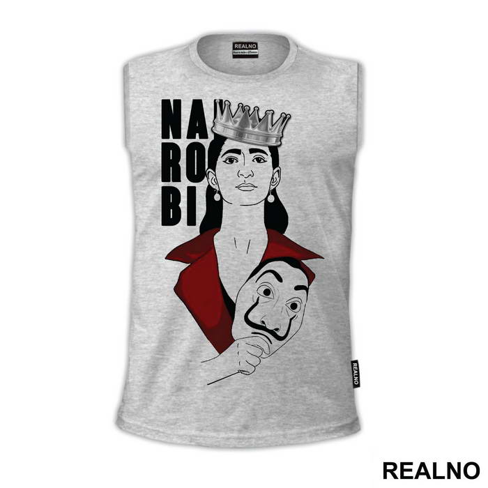Nairobi Silver Crown - La Casa de Papel - Money Heist - Majica