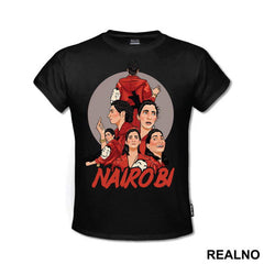 Nairobi Gray Circle - La Casa de Papel - Money Heist - Majica