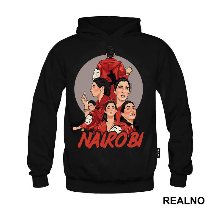 Nairobi Gray Circle - La Casa de Papel - Money Heist - Majica