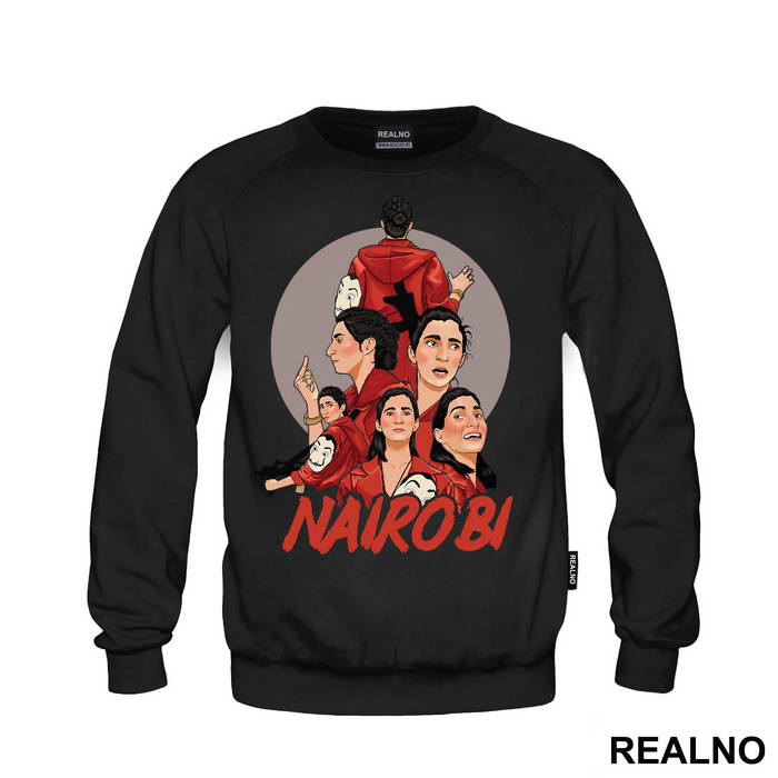 Nairobi Gray Circle - La Casa de Papel - Money Heist - Majica