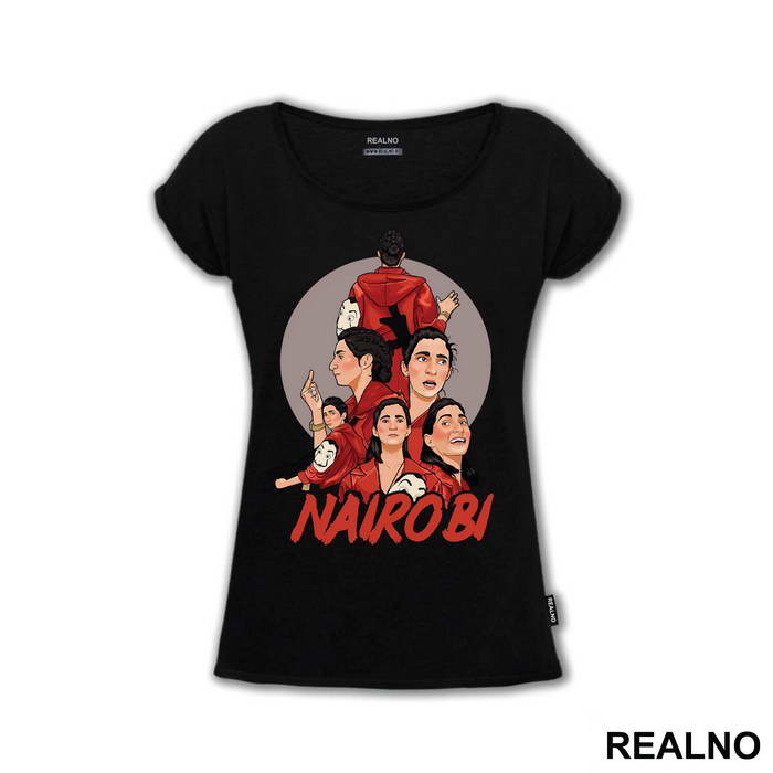 Nairobi Gray Circle - La Casa de Papel - Money Heist - Majica