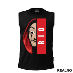 Rio Half Mask - La Casa de Papel - Money Heist - Majica