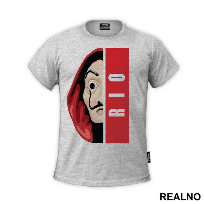 Rio Half Mask - La Casa de Papel - Money Heist - Majica