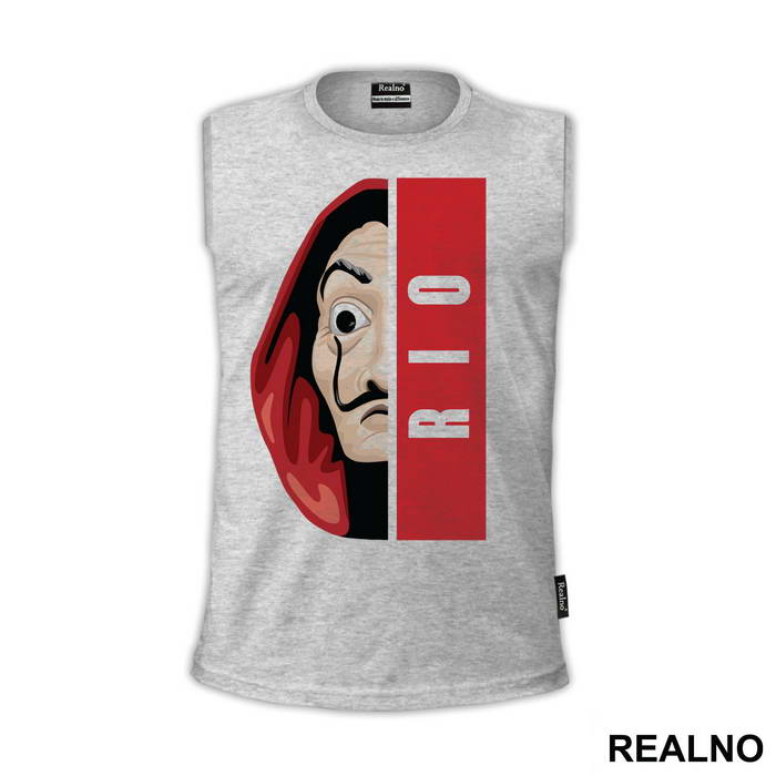 Rio Half Mask - La Casa de Papel - Money Heist - Majica