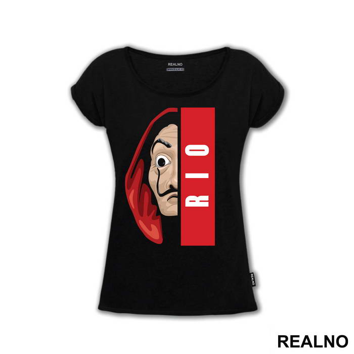 Rio Half Mask - La Casa de Papel - Money Heist - Majica