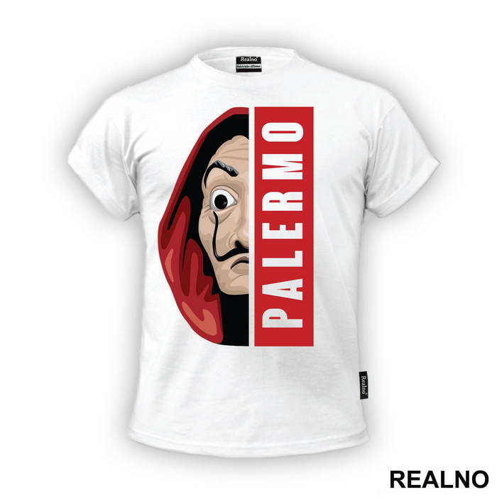 Palermo Half Mask - La Casa de Papel - Money Heist - Majica