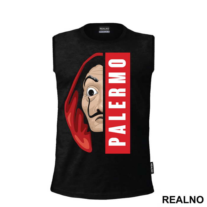 Palermo Half Mask - La Casa de Papel - Money Heist - Majica