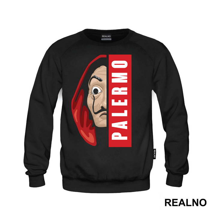 Palermo Half Mask - La Casa de Papel - Money Heist - Majica