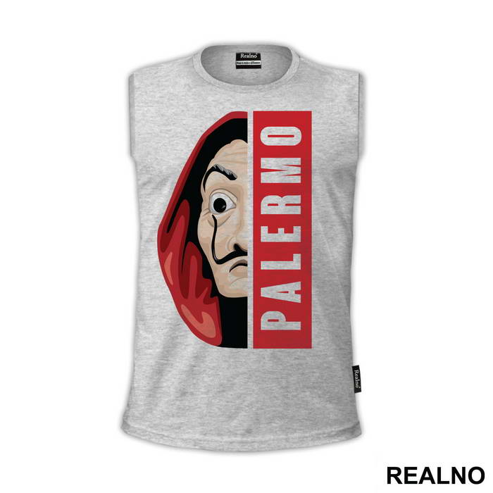 Palermo Half Mask - La Casa de Papel - Money Heist - Majica