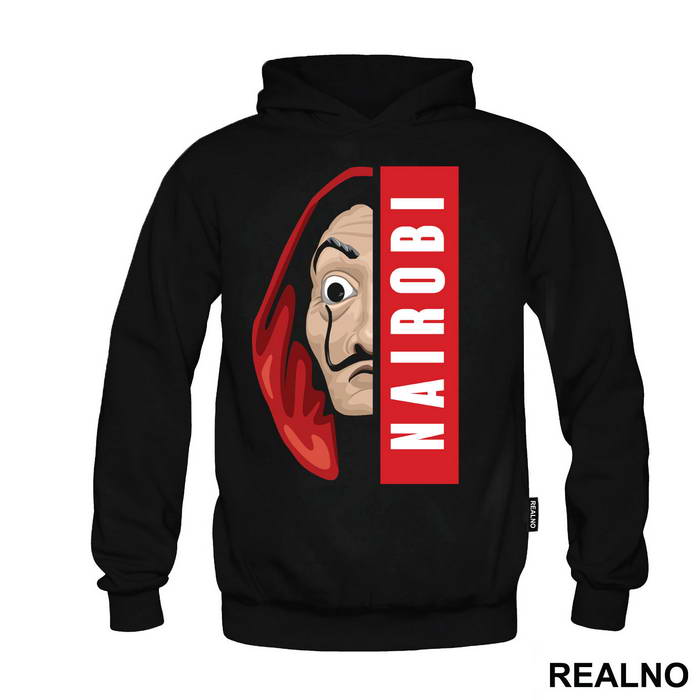 Nairobi Half Mask - La Casa de Papel - Money Heist - Majica