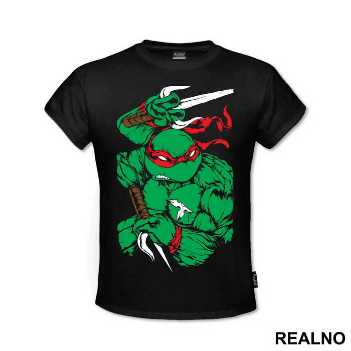 Raphael - Green Drawing - Nindža Kornjače