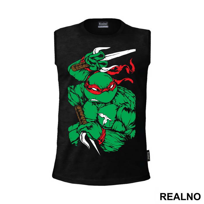 Raphael - Green Drawing - Nindža Kornjače