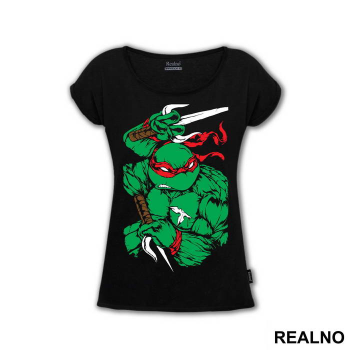 Raphael - Green Drawing - Nindža Kornjače